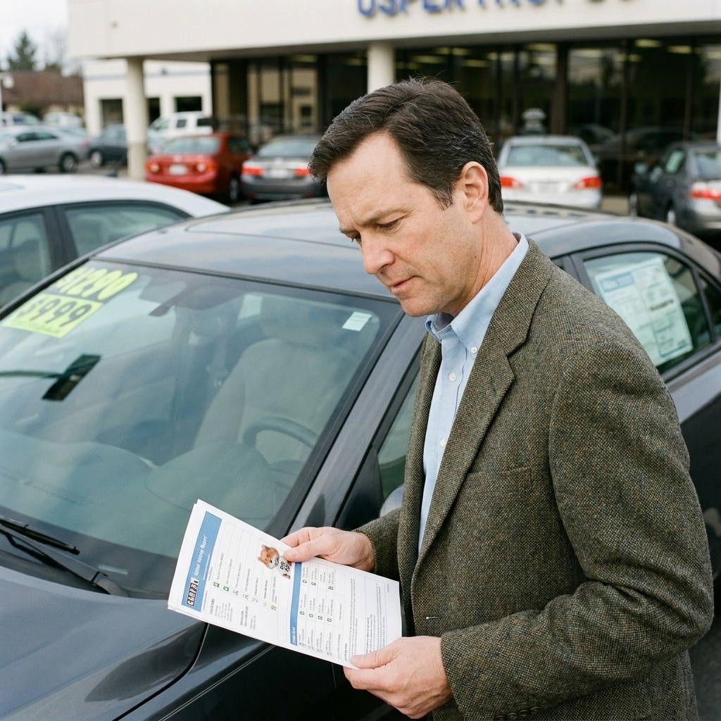 How to Read a Used Car Maintenance History Report